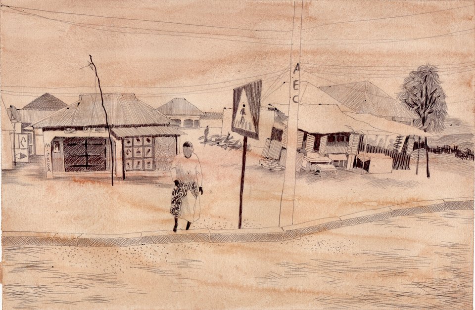 草原的赞歌是我的心跳,绘画